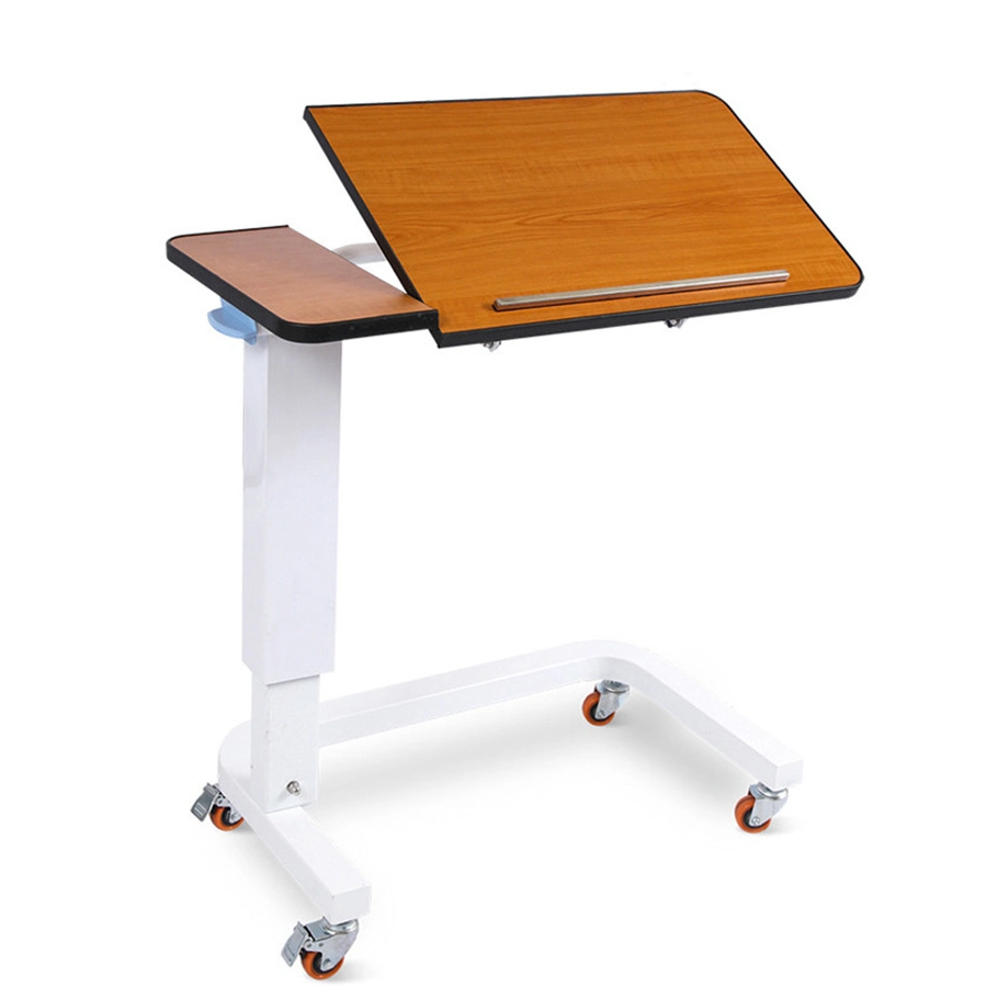 Factory Supply Hospital Medical Device Equipment Furniture Bedside ABS Over Bed Table Used in Patient Rooms