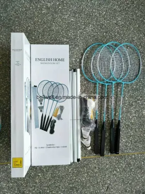 Conjunto portátil de rede de badminton para tênis, tênis de futebol, pickleball, vôlei infantil