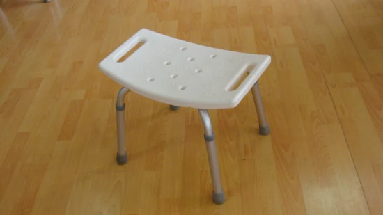 Dobrável Ajustável Banheiro Deficientes Automático Produto Idoso Equipamento Físico Alumínio Dobrável Antiderrapante Cadeira de Chuveiro Idoso