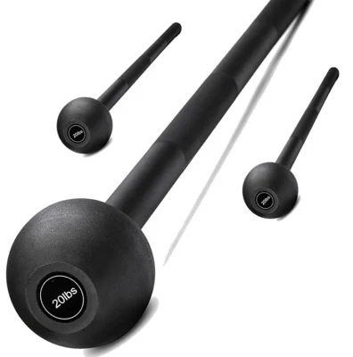 Novo design de exercício Black Steel Mace para Swing